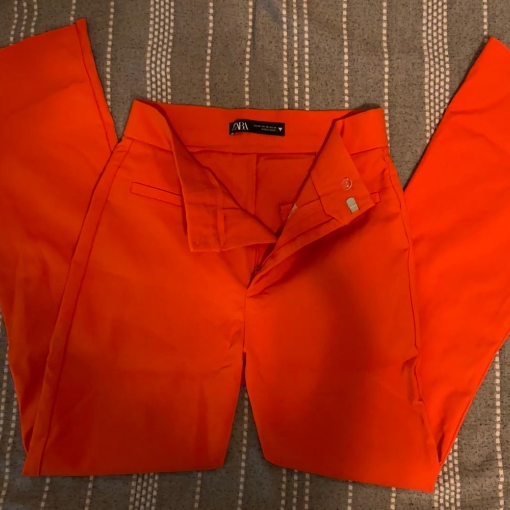 ZARA Orange Business Slacks